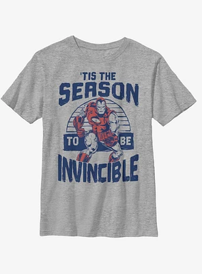 Marvel Iron Man Invincible Season Youth T-Shirt