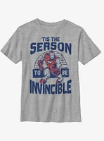 Marvel Iron Man Invincible Season Youth T-Shirt