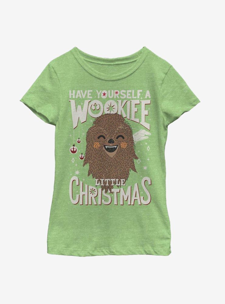 Star Wars Wookiee Christmas Youth Girls T-Shirt