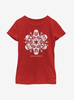 Star Wars Dark Side Flakes Youth Girls T-Shirt