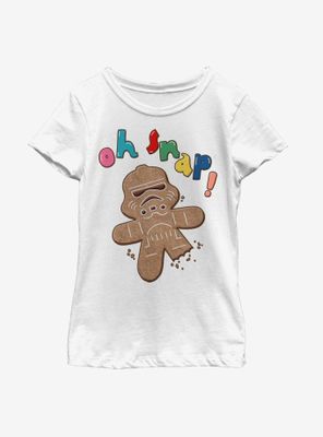 Star Wars Storm Trooper Gingerbread Youth Girls T-Shirt