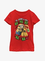 Despicable Me Minions Deck The Halls Youth Girls T-Shirt