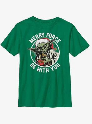 Star Wars Merry Force Youth T-Shirt