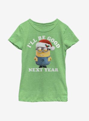 Despicable Me Minions I'll Be Good Youth Girls T-Shirt