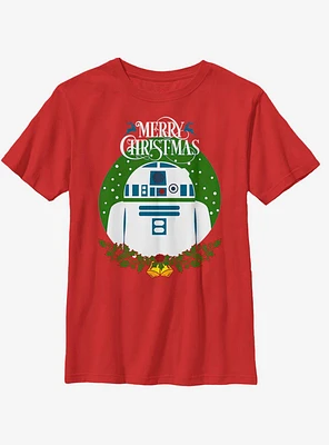 Star Wars R2 Wreath Youth T-Shirt