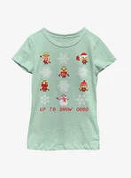 Despicable Me Minions Snowflake Minion Youth Girls T-Shirt