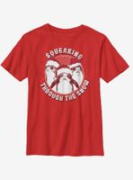 Star Wars Squeaking Through The Snow Youth T-Shirt