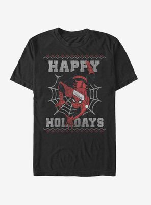 Marvel Spider-Man Happy Holidays T-Shirt
