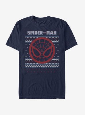 Marvel Spider-Man Spidey Christmas Pattern T-Shirt