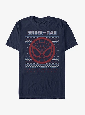 Marvel Spider-Man Spidey Christmas Pattern T-Shirt