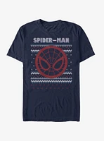 Marvel Spider-Man Spidey Christmas Pattern T-Shirt