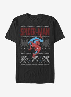 Marvel Spider-Man Christmas Pattern Spidey T-Shirt