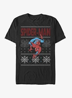 Marvel Spider-Man Christmas Pattern Spidey T-Shirt
