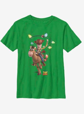 Disney Pixar Toy Story Woody Holiday Lasso Youth T-Shirt