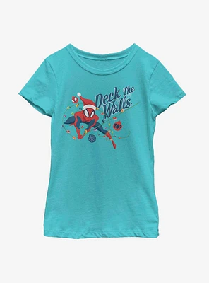 Marvel Spider-Man Deck The Walls Youth Girls T-Shirt