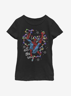 Marvel Spider-Man Jingle All The Way Youth Girls T-Shirt