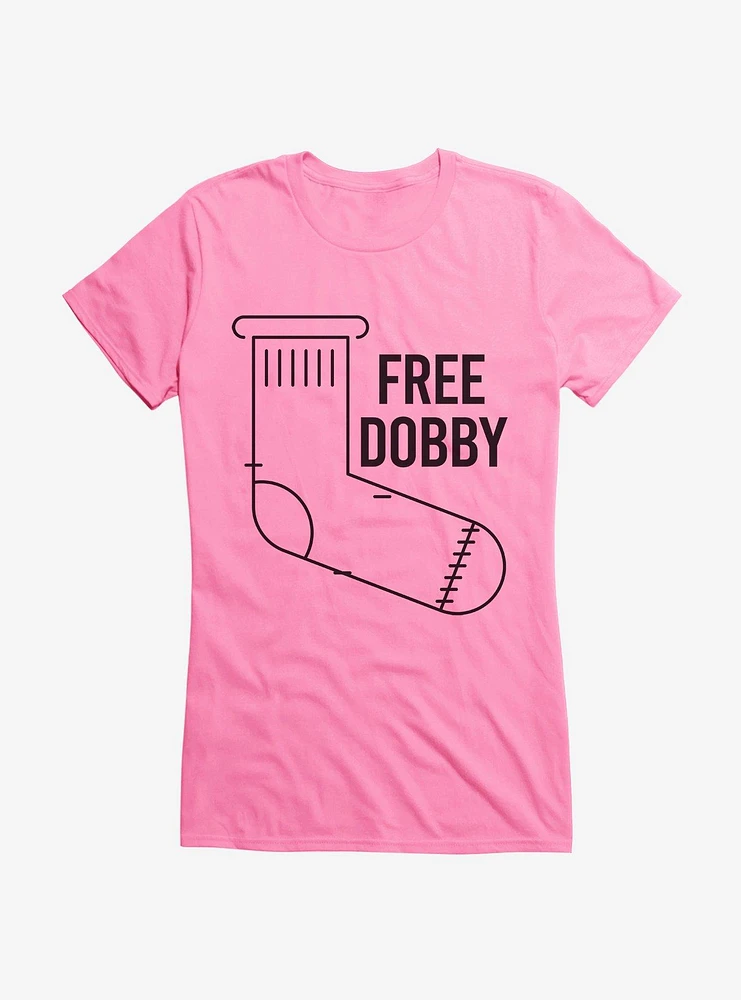 Harry Potter Free Dobby Sock Girls T-Shirt