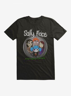 Sally Face Dark Mystery Unfolding Logo T-Shirt