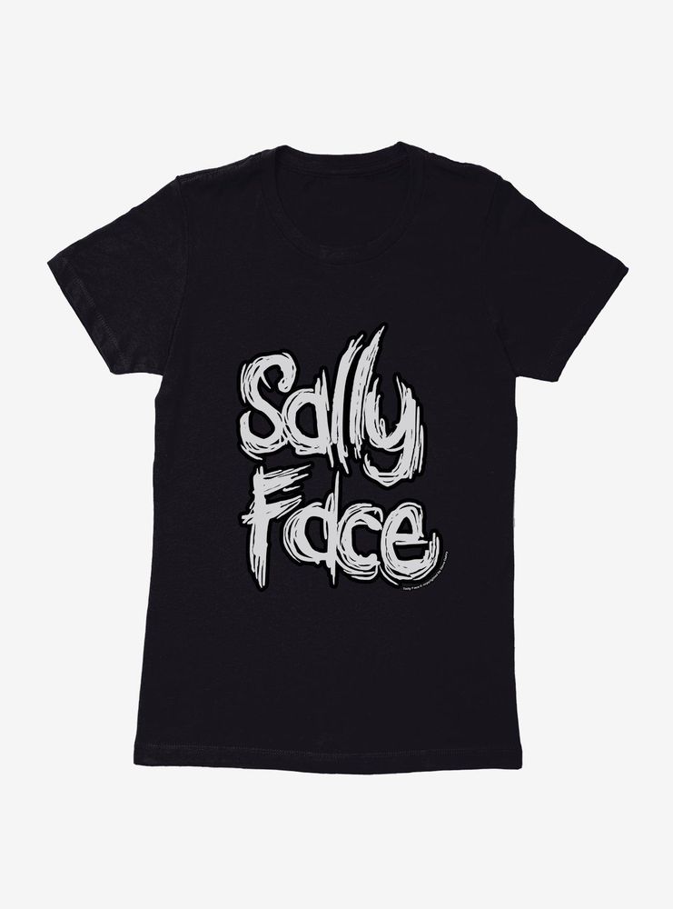 Sally Face Bold Title Script Womens T-Shirt