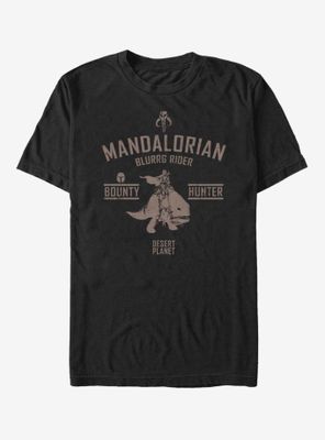 Star Wars The Mandalorian Blurrg Rider T-Shirt