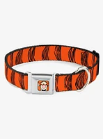 Disney Tigger Stripes Dog Collar Seatbelt Buckle