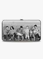 Friends Lunch On A Skyscraper Hinge Wallet