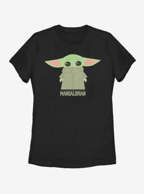 Star Wars The Mandalorian Child Covered Face Womens T-Shirt