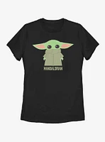 Star Wars The Mandalorian Child Covered Face Womens T-Shirt
