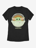 Star Wars The Mandalorian Child Cute Bassinet Womens T-Shirt