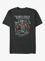 Star Wars The Mandalorian Brutal Surroundings T-Shirt