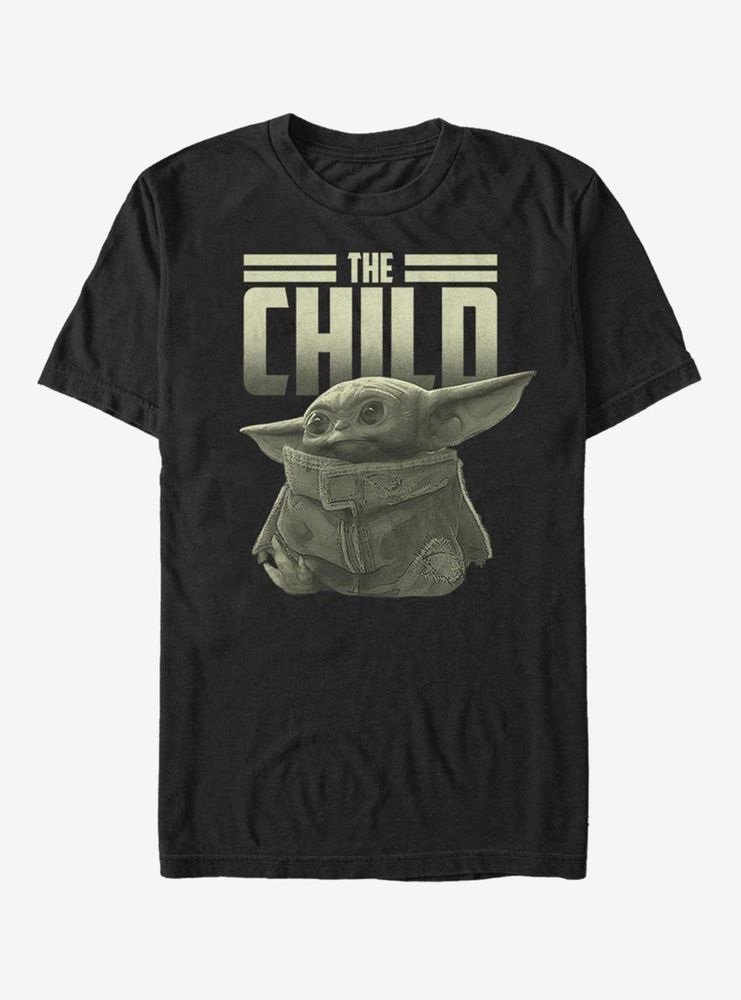 Star Wars The Mandalorian Green Child T-Shirt