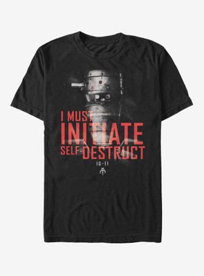 Star Wars The Mandalorian IG-11 Destruct T-Shirt