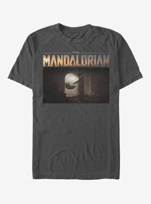 Star Wars The Mandalorian Logo Child Touch Scene T-Shirt
