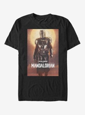 Star Wars The Mandalorian Main Poster T-Shirt