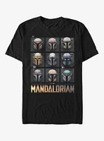 Star Wars The Mandalorian Mando Helmet Boxup T-Shirt