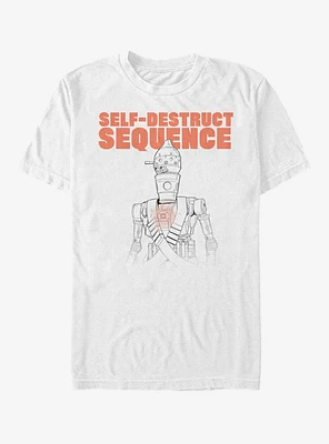 Star Wars The Mandalorian Self Destruct IG-11 T-Shirt