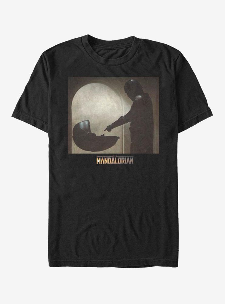 Star Wars The Mandalorian Child Touch Scene T-Shirt