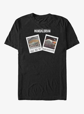 Star Wars The Mandalorian Child Travel Pics T-Shirt