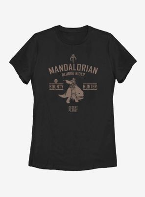 Star Wars The Mandalorian Blurrg Rider Womens T-Shirt