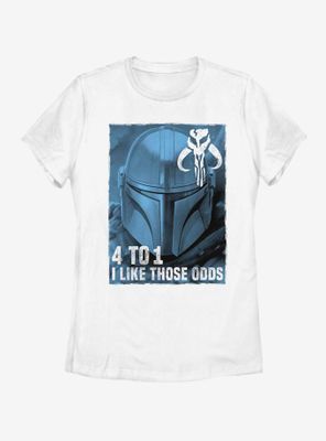 Star Wars The Mandalorian Good Odds Womens T-Shirt