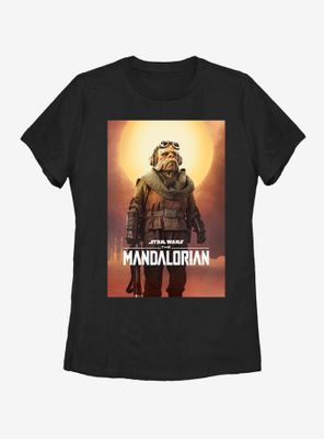 Star Wars The Mandalorian Kuill Poster Womens T-Shirt