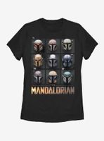Star Wars The Mandalorian Mando Helmet Boxup Womens T-Shirt