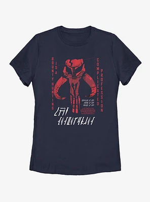 Star Wars The Mandalorian Retro Vengence Womens T-Shirt