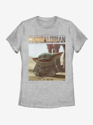 Star Wars The Mandalorian Child All Smiles Womens T-Shirt