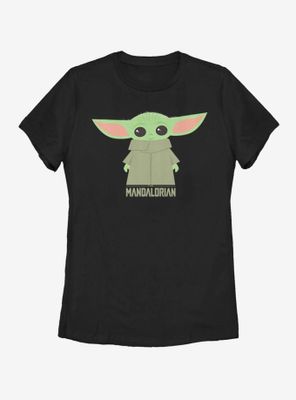 Star Wars The Mandalorian Child Cute Stance Womens T-Shirt