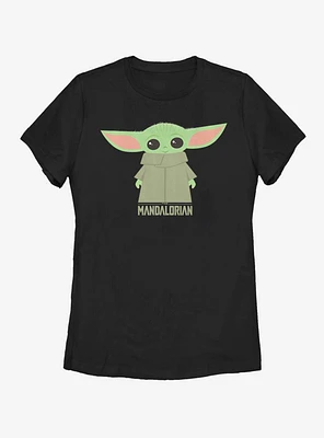 Star Wars The Mandalorian Child Cute Stance Womens T-Shirt