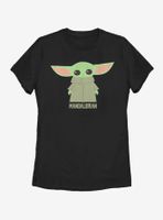 Star Wars The Mandalorian Child Cute Stance Womens T-Shirt