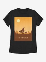 Star Wars The Mandalorian Child Duo Poster Womens T-Shirt