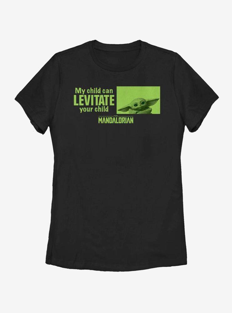 Star Wars The Mandalorian Child Mine Can Levitate Womens T-Shirt