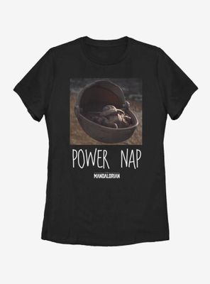 Star Wars The Mandalorian Child Power Nap Womens T-Shirt